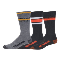 PartzBiz HD 99101 - ถุงน่อง Harley-Davidson MENS VENTED RIDING MID CLF D95273470-990