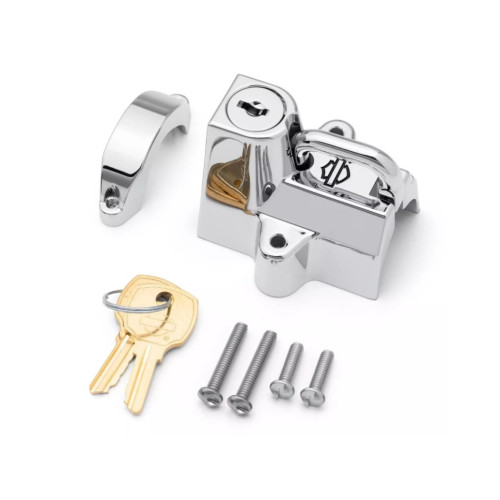 PartzBiz HD: 5000391-Helmet Lock Chrome Universal PartzBiz HD: 5000391-Helmet Lock Chrome Universal