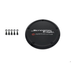 PartzBiz HD 95988 - ครอบ Screamin’ Eagle Derby 25701407 สีดำ M8 แบบ Softail