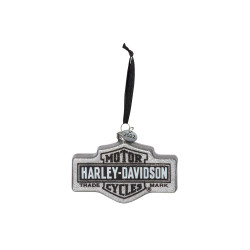 PartzBiz HD 102445 - เครื่องประดับ Harley-Davidson โลโก้เครื่องหมายการค้ากระจกเป่า W-22 HDX-99242