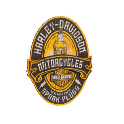 PartzBiz HD 101552 - ป้าย Harley-Davidson ป้ายผับ H-D Spark Plug HDL-15325