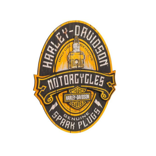PartzBiz HD: 5000522-ป้าย Harley-Davidson ป้ายผับ H-D Spark Plug HDL-15325