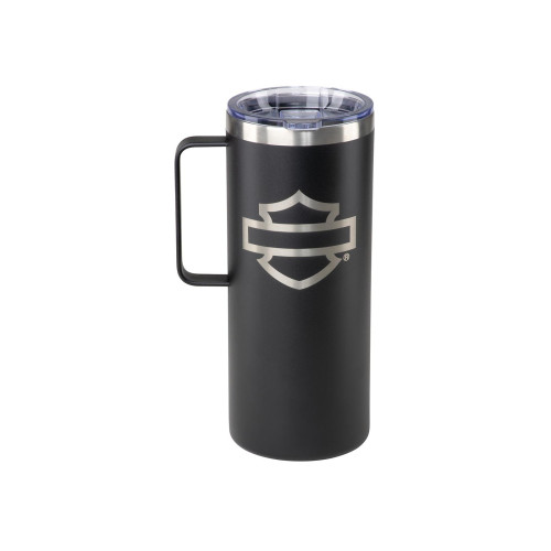 PartzBiz HD: 5000541-Harley-Davidson Mug Open Bar& Shield Travel Mug HDX-98663