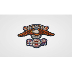 PartzBiz HD 101725 - ป้าย/ตราสัญลักษณ์ Harley-Davidson Eagle Freedom Machine 8012908