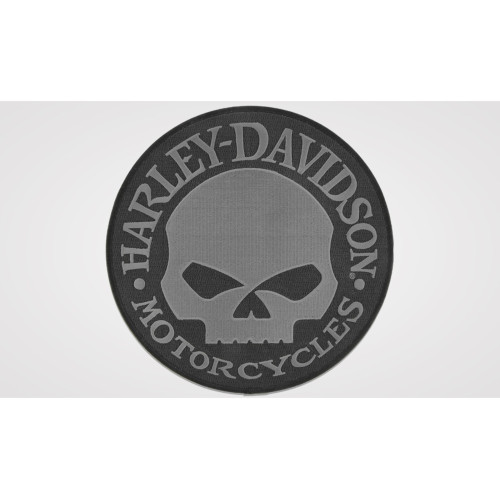 PartzBiz HD: 5000590-ป้าย/สัญลักษณ์ Harley-Davidson Willie G Skull Grey 8011581