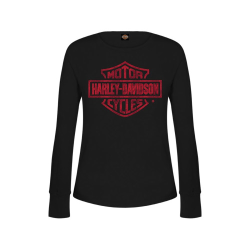 PartzBiz HD: 5901228-Harley-Davidson Women Red Crayon Dealer Shirt R004714