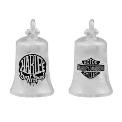 PartzBiz HD 101079 - Harley-Davidson RIDE BELL Calavera Silver Skull ระฆังนำโชค HRB102