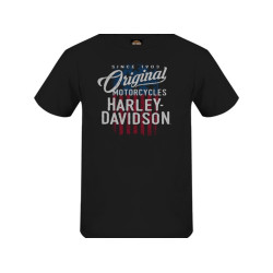 PartzBiz HD 104088 - เสื้อเชิ้ตตัวแทนจำหน่ายผู้ชาย Harley-Davidson Original Flag R004870