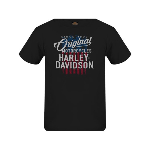 PartzBiz HD: 5901255-เสื้อเชิ้ตตัวแทนจำหน่ายผู้ชาย Harley-Davidson Original Flag R004870