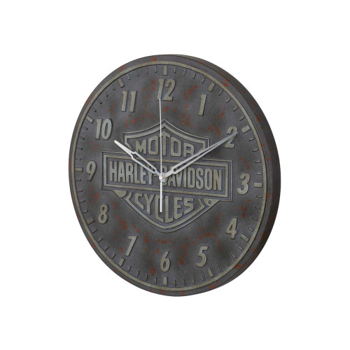 PartzBiz HD: 5000633-นาฬิกาแขวน Harley-Davidson Bar & Shield Logo HDX-99223