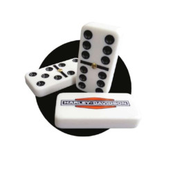PartzBiz HD 102042 - Harley-Davidson Domino VINTAGE H-D LOGO TRAVEL DOMINO DW66934 PartzBiz HD 102042 - Harley-Davidson Domino VINTAGE H-D LOGO TRAVEL DOMINO DW66934