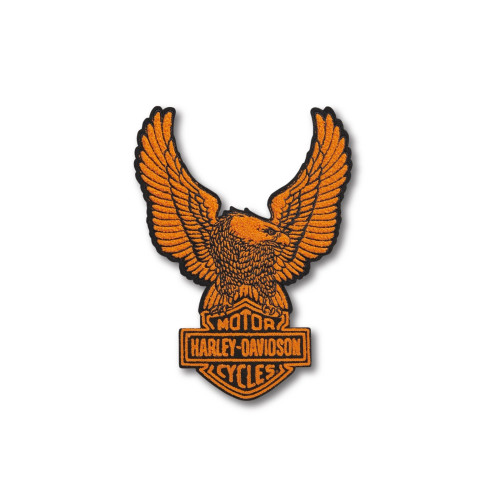 PartzBiz HD: 5000717-Emblem Patch -Upwing Eagle- Orange 97669-21Vx