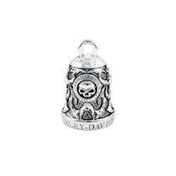 PartzBiz HD 69020 - Harley-Davidson RIDE BELL Willie G Skull Tribal Flame ระฆังนำโชค HRB074 PartzBiz HD 69020 - Harley-Davidson RIDE BELL Willie G Skull Tribal Flame ระฆังนำโชค HRB074