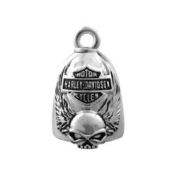 PartzBiz HD 66032 - Harley-Davidson RIDE BELL  กระโหลกมีปีก ระฆังนำโชค HRB 0038
