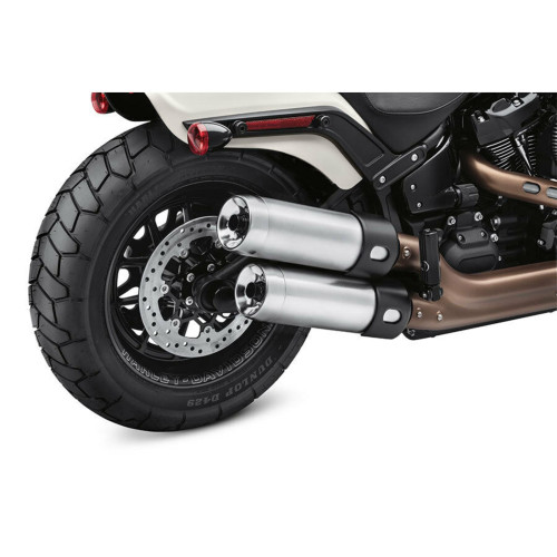 PartzBiz HD: 5000824-Street Cannon Se Exhaust Kit Satin Chrome Fat Bob 64900642 PartzBiz HD: 5000824-Street Cannon Se Exhaust Kit Satin Chrome Fat Bob 64900642