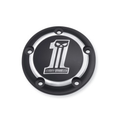 PartzBiz HD 102500 - Timer Cover 32414-09 Dark Custom Collection Black Twin Cam, Softail, Dyna