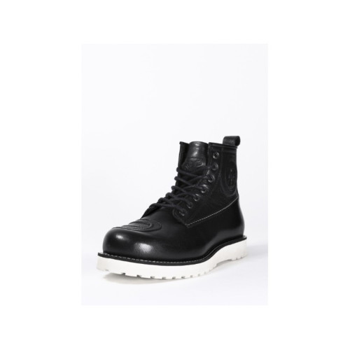 PartzBiz HD: 5901821-“Iron Black” JDB1033 รองเท้าผ้าใบขี่มอเตอร์ไซค์