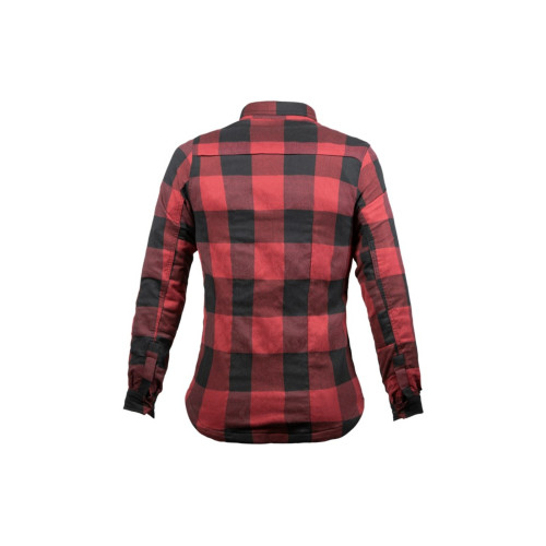 PartzBiz HD: 5901849-Motoshirt Women สีแดง JDL8001 เสื้อแจ็คเก็ตขี่มอเตอร์ไซค์