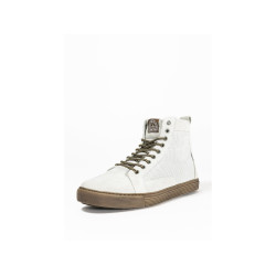 PartzBiz HD 89136 - “Neo White Brown” JDB1063 รองเท้าผ้าใบขี่มอเตอร์ไซค์