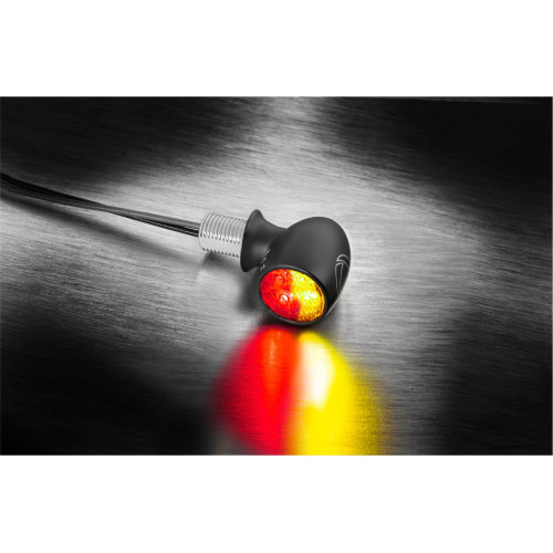 PartzBiz HD: 5000912-Atto 3In1 Indicator / Taillight For Harley 1-Piece Black Matt PartzBiz HD: 5000912-Atto 3In1 Indicator / Taillight For Harley 1-Piece Black Matt
