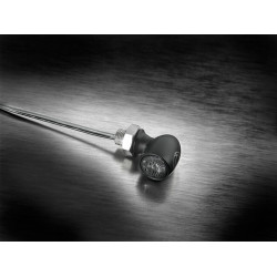 PartzBiz HD 81170 - Atto Indicator For Harley Dark Glases 1X Matt Black / Dark