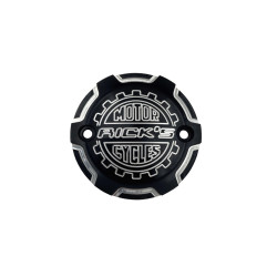 PartzBiz HD 104189 - ฝาครอบไทม์เมอร์ Softail Rick’s Motorcycles, From 18, Black. ฝ้า