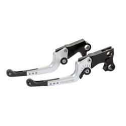 PartzBiz HD 66320 - Adjustable Levers Good Guys Silver, Softail 2015-2017 PartzBiz HD 66320 - Adjustable Levers Good Guys Silver, Softail 2015-2017