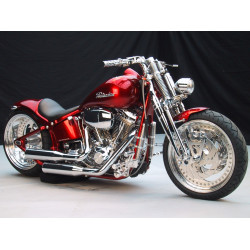 PartzBiz HD 2791 - ขายึดไฟหน้าสำหรับ Springer Front End CNC Machined Aluminium, Polished