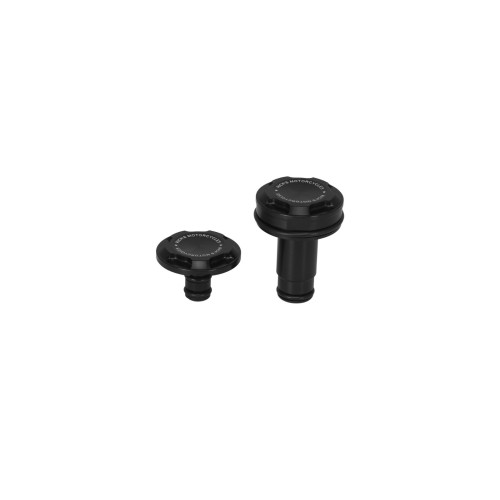 PartzBiz HD: 5001195-Low Rider S Axle Cover Front Wheel Axle, Black, Prem.Glos, Couple