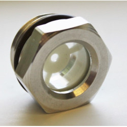 PartzBiz HD SD-FXR-OSG-AL - Harley FXR Oil Bag Sight Glass-Aluminum PartzBiz HD SD-FXR-OSG-AL - Harley FXR Oil Bag Sight Glass-Aluminum