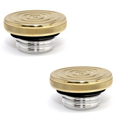 PartzBiz HD SD-GC-HD-BE-BR-SET - Speed Dealer Customs Gas Cap Set Bullseye Series for Harley Davidson PartzBiz HD SD-GC-HD-BE-BR-SET - Speed Dealer Customs Gas Cap Set Bullseye Series for Harley Davidson