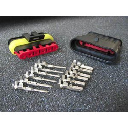 PartzBiz HD MG-9007010 - Motogadget Plug Connector Kit 6-pin AMP style PartzBiz HD MG-9007010 - Motogadget Plug Connector Kit 6-pin AMP style