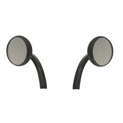 PartzBiz HD SD-MR-BK-LH - Speed Dealer Customs 2.5 Black Anodized Motorcycle Mirrors PartzBiz HD SD-MR-BK-LH - Speed Dealer Customs 2.5 Black Anodized Motorcycle Mirrors