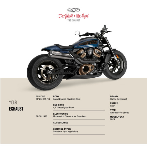 PartzBiz HD: EP-251055-NC-Sportster S 2023 - Apex Brushed Stainless - Streetfighter Blank PartzBiz HD: EP-251055-NC-Sportster S 2023 - Apex Brushed Stainless - Streetfighter Blank